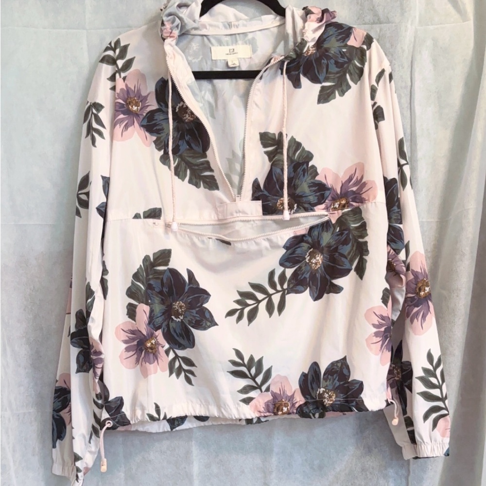 Floral Print Women's Windbreaker Jacket sz.M